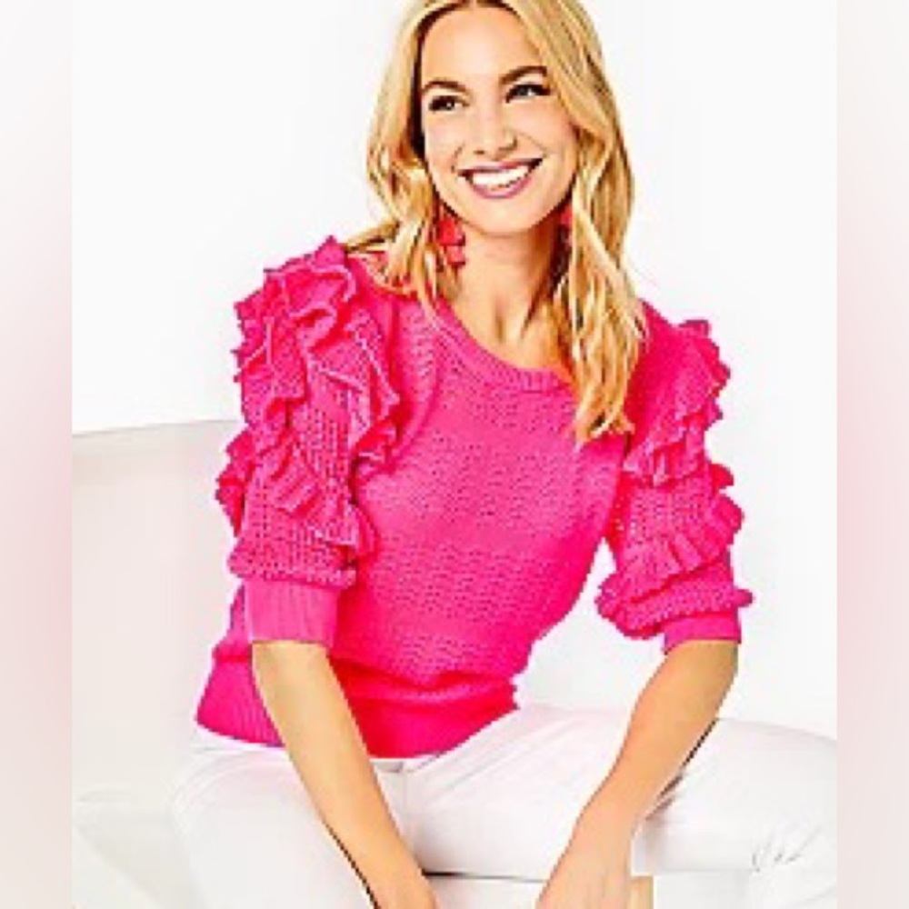 Lilly Pulitzer Pink Isabeli Sweater (L)